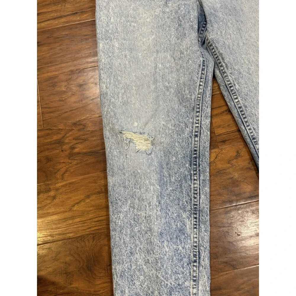Vintage Levi’s 517 32x32 Orange Tab Acid Wash Jeans 90s USA Denim Faded